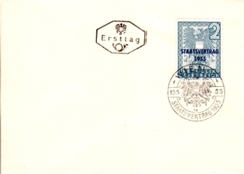 A FDC 1017 ● - 1955
